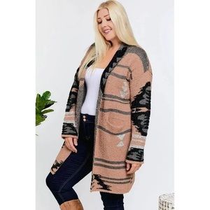 Super Cozy Davi & Dani Fuzzy Cardigan | Pockets | Large